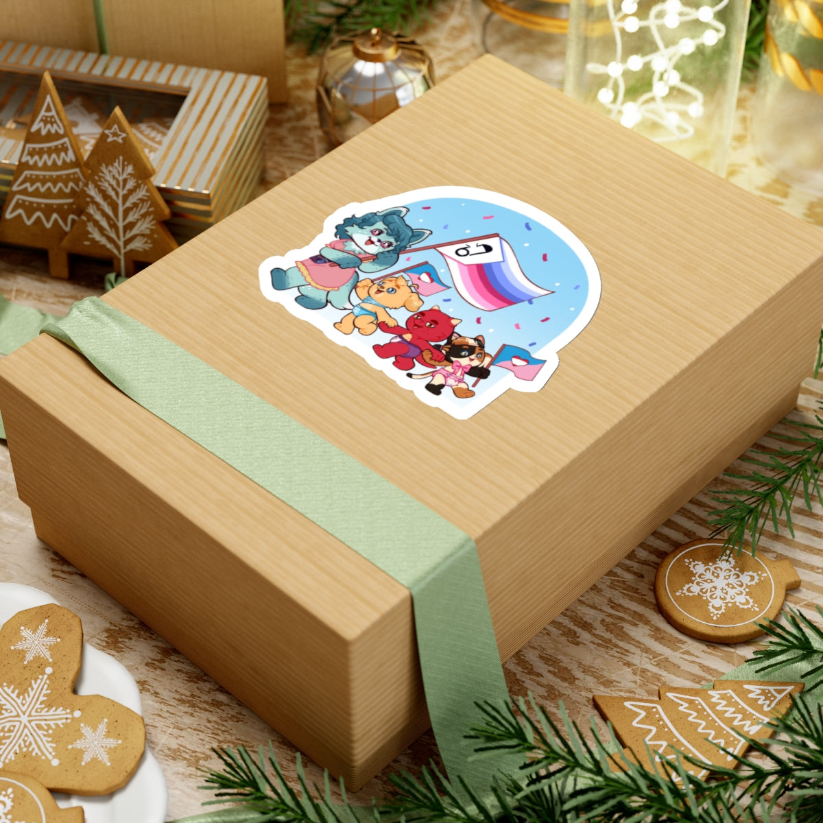 ABDL Vinyl Stickers | ABDL and Littles Pride Sticker | Crinkle Kit