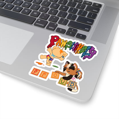 Pawsitively Proud Sticker | Custom Vinyl Declas | Crinkle Kit