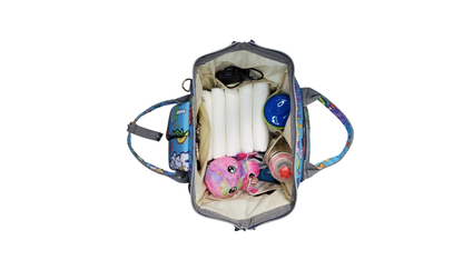 RARE Lil Furs Diaper Bag Prototype Sample with Original Crinkle Kit Logo