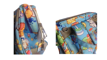 RARE Lil Furs Diaper Bag Prototype Sample with Original Crinkle Kit Logo