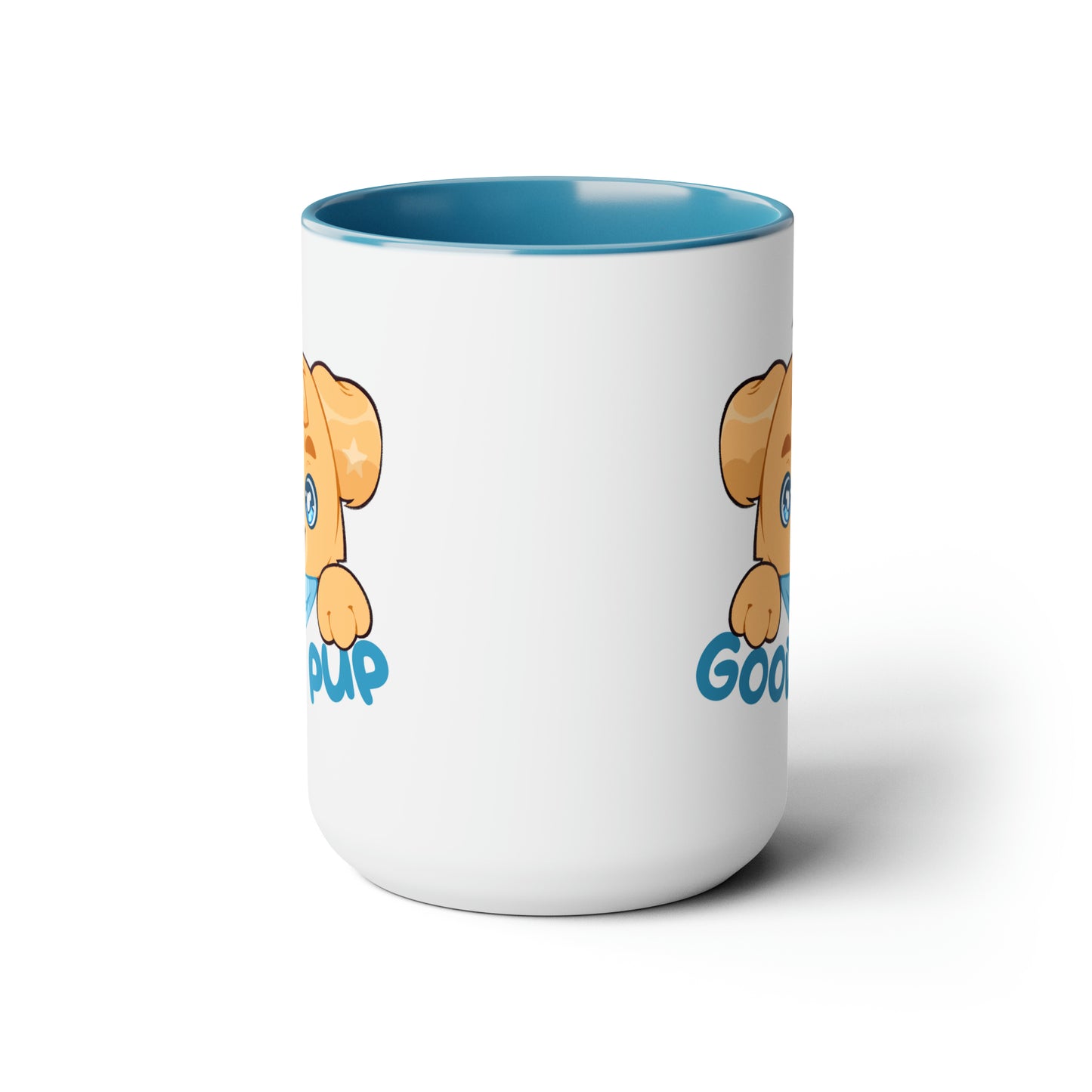 Puppy Coffee Mugs | Good Pup Two-Tone Mugs | Crinkle Kit