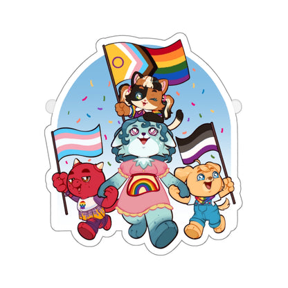 ABDL-Themed Stickers | Pride Parade Decals | Crinkle Kit