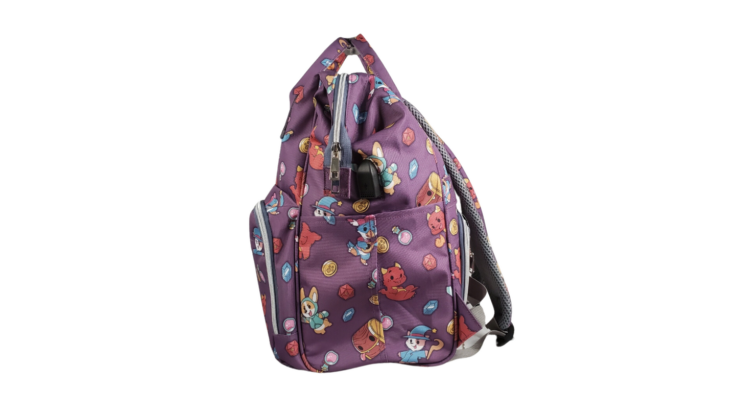 Large Diaper Bag | Adult Diaper Carrier Backpack | Crinkle Kit