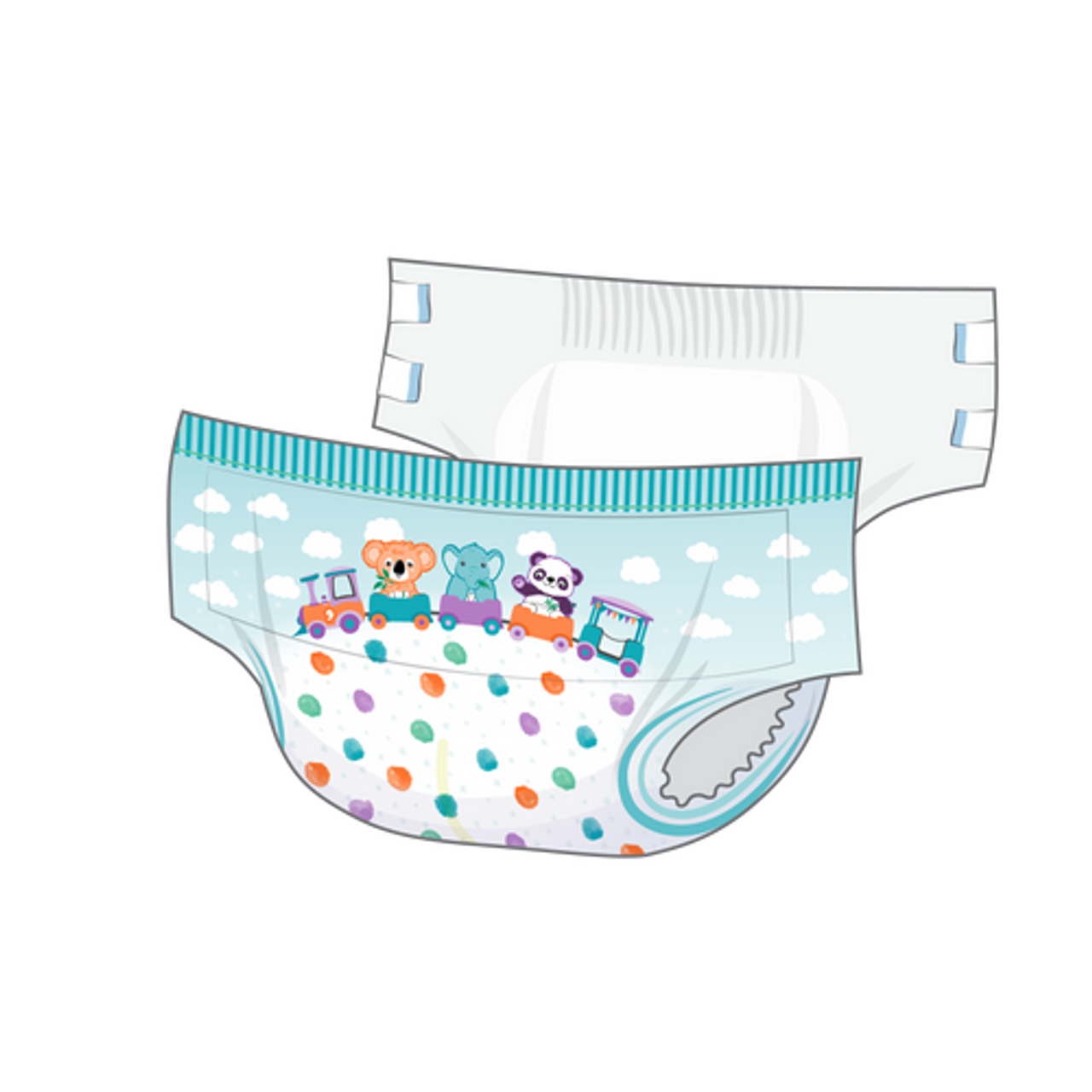Rearz Mega Critter Caboose Adult Diapers