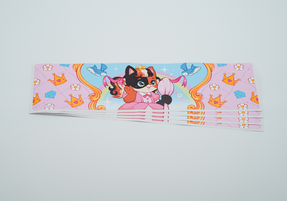 Clover Pretty Princess Diaper Panel Sticker