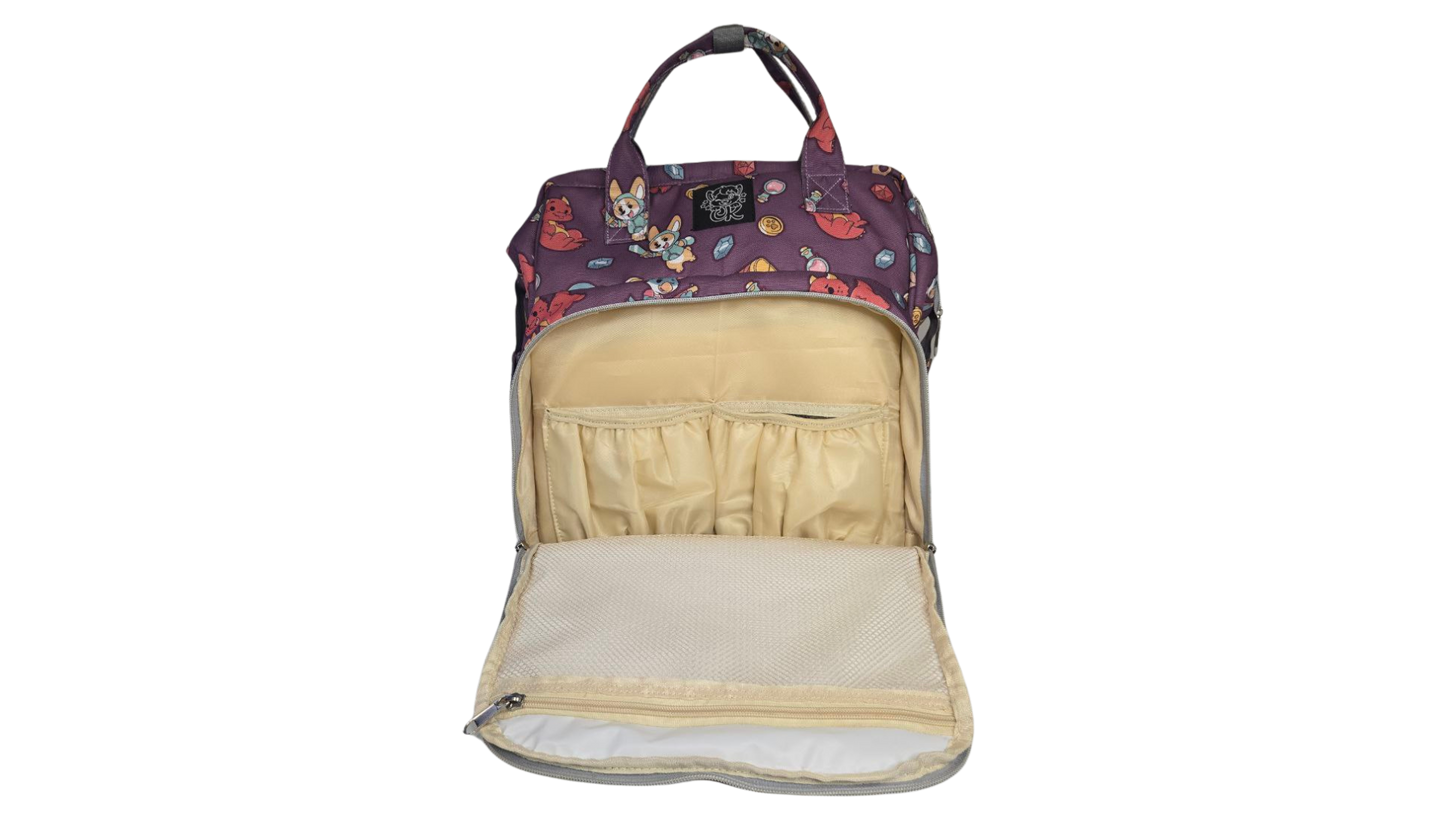 Large Diaper Bag | Adult Diaper Carrier Backpack | Crinkle Kit