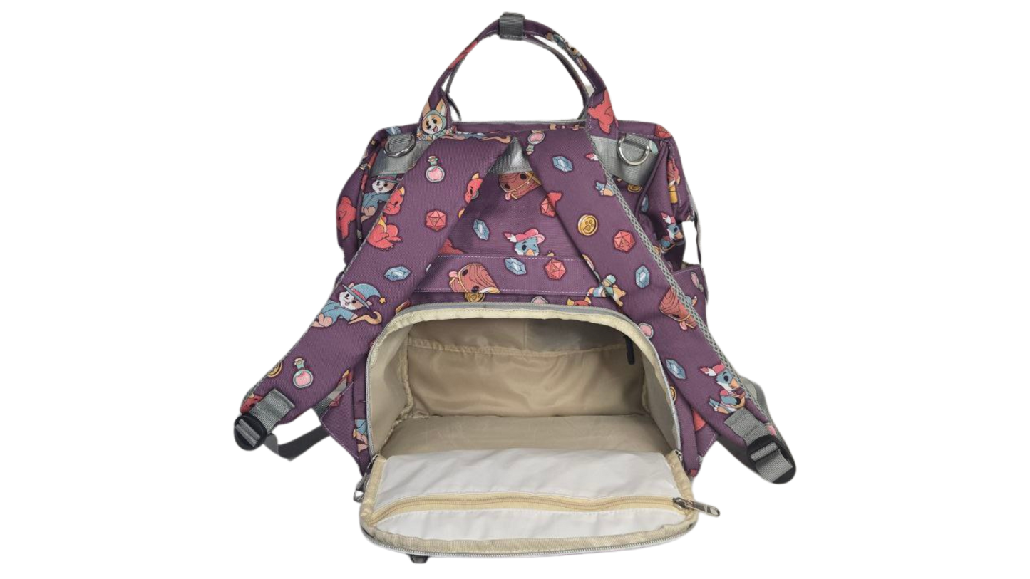Large Diaper Bag | Adult Diaper Carrier Backpack | Crinkle Kit