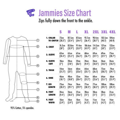 Rearz Lil Bella Adult Footed Jammies