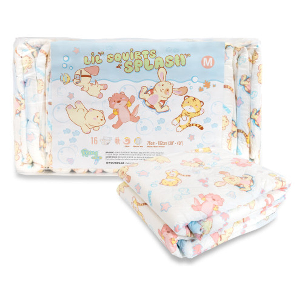 Rearz Lil Squirts Adult Diapers - Splash
