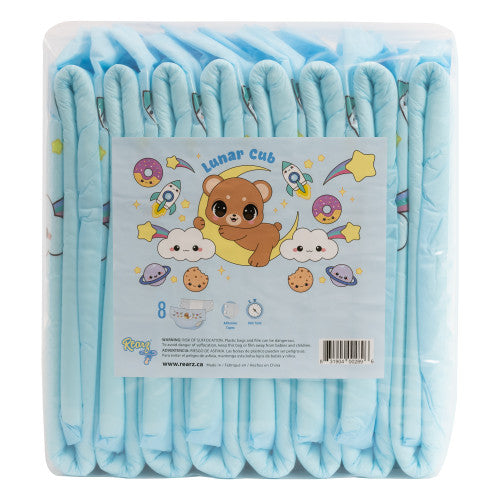 Rearz Lunar Cub ABDL adult diaper with star and bear print