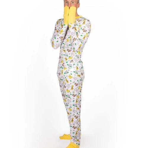 Rearz Safari Adult Convertible Pajamas