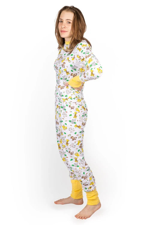 Rearz Safari Adult Convertible Pajamas