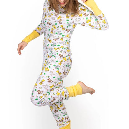 Rearz Safari Adult Convertible Pajamas