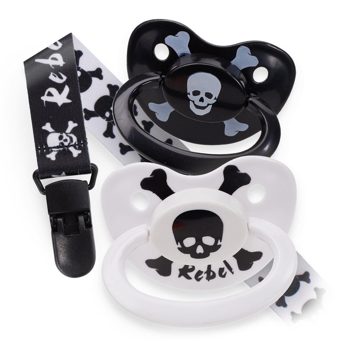 Size 6 Adult Pacifier Set | Rebels | Rearz | ABDL | Crinkle Kit