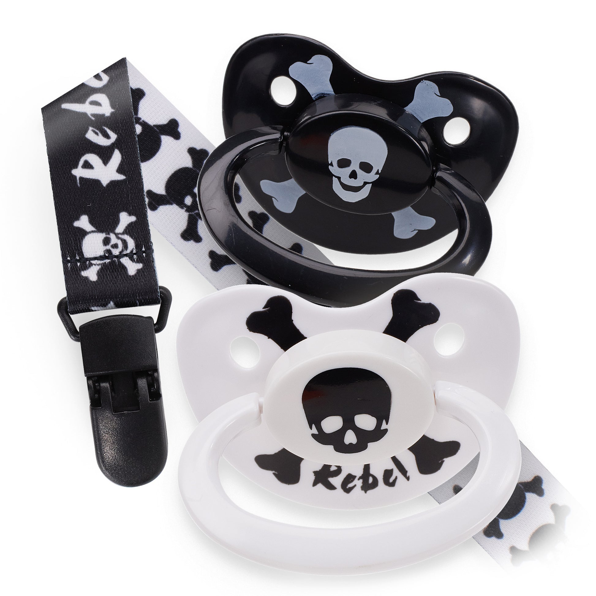 Size 6 Adult Pacifier Set | Rebels | Rearz | ABDL | Crinkle Kit