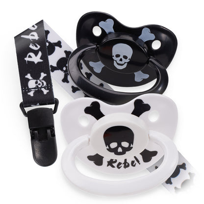 Size 6 Adult Pacifier Set | Rebels | Rearz | ABDL | Crinkle Kit